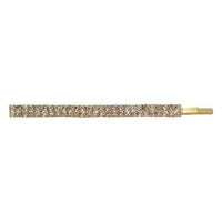 Smoothies Pave Bob Pin-Gold/Clear Pr. 01885