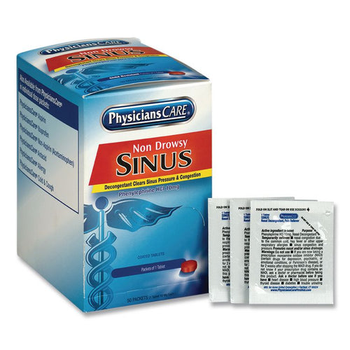 PhysiciansCare® Non-Drowsy Sinus Decongestant Tablets