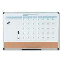 MasterVision® 3-in-1 Planner Board