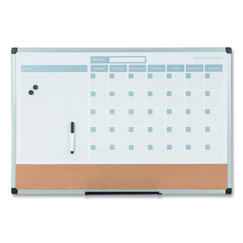 MasterVision® 3-in-1 Planner Board