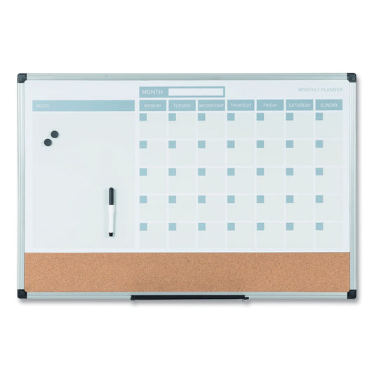 MasterVision® 3-in-1 Planner Board