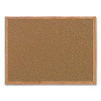 MasterVision® Value Cork Board with Oak Frame