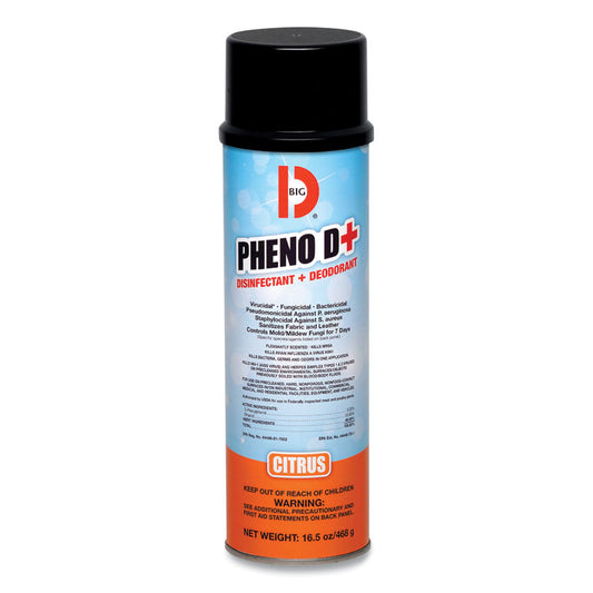 Big D Industries PHENO D+ Aerosol Disinfectant & Deodorizer