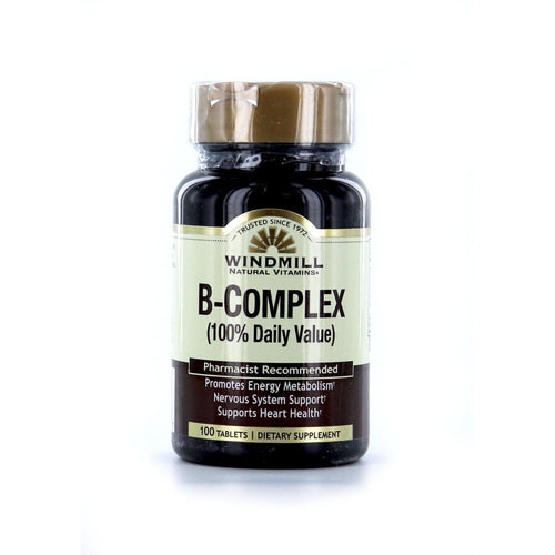 Windmill Vitamins B Complex Tablets 100Ct