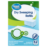 Great Value Dry Sweeping Cloth Refills, 52 Count EasyOptionXY LLC