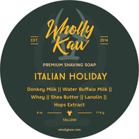 Wholly Kaw Italian Holiday Shaving Collection