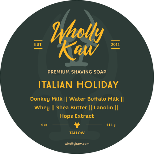 Wholly Kaw Italian Holiday Shaving Collection