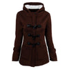 Cow Horn Button Hooded Jacket | Cozy & Stylish for the Modern Cowgirl