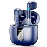 Wireless Earbud Bluetooth 5.3 Headphones with Clear Sound 40H Playtime Sport Earbud Touch Control with LED Digital Display IP7 Waterproof Bluetooth Earphones Built-in Mic for Android iOS Workout