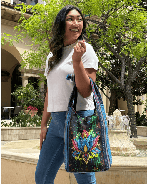 Kathmandu Collection Lotus Handmade Hobo Bag Jupiter Gear