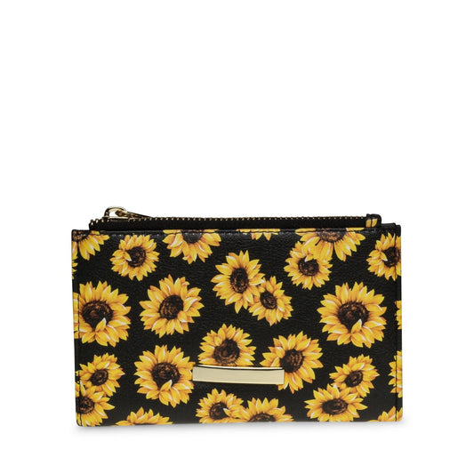 No Boundaries Women's Snap Wallet, Sunflower Black EasyOptionXY LLC