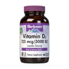 Bluebonnet Vitamin D3 5000 IU, 60 Vegetable Capsules