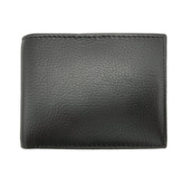George Men's Genuine Milled Leather Bifold Wallet with Wing Black, RFID Protected, Men Ages 16 to 99 EasyOptionXY LLC