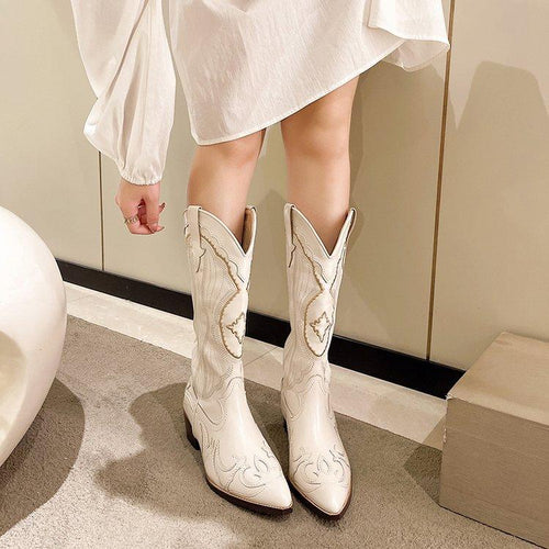 Autumn Moon Cowgirl Boots