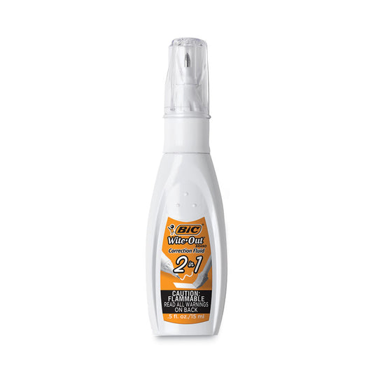 BIC® Wite-Out® Brand 2-in-1 Correction Fluid