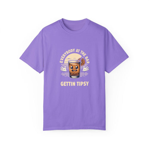 Everybody at the Bar Gettin Tipsy Unisex Garment-Dyed T-Shirt