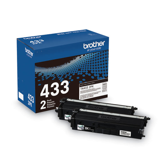 Brother TN433BK, TN433C,TN433M, TN433Y Toner