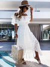 Bohemian Lace Princess Long Dress