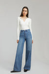 Angeles High Rise Baggy Jeans HJ103