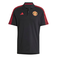 adidas Mens Manchester United DNA Polo Shirt Black 3X-Large