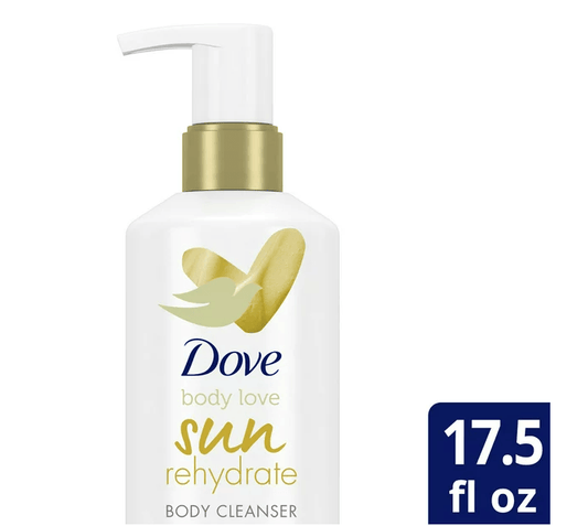 Dove Body Love Sun Rehydrate Liquid Body Wash Cleanser; 17.5 oz EasyOptionXY LLC