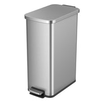 Better Homes & Gardens 13.2 Gallon Slim Trash Can, Stainless Steel Kitchen Step Trash Can EasyOptionXY LLC