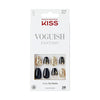KISS Voguish Fantasy 'Hush Rush' Fake Nails, Black, Short Length, Almond Shaped, 31 Ct. EasyOptionXY LLC