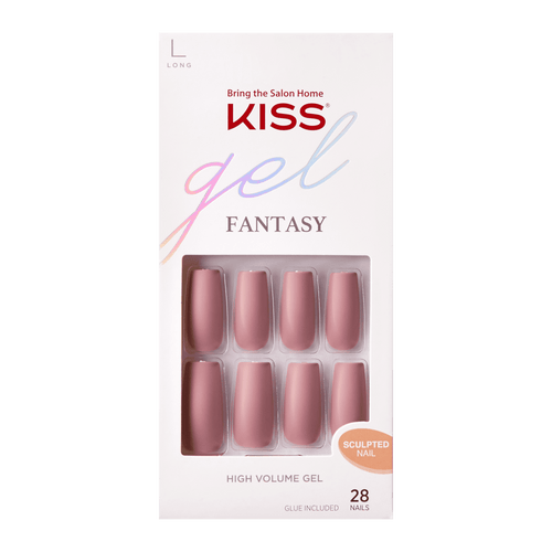 KISS Gel Fantasy Collection Sculpted Fake Nails, Looking Fabulous, 28 Count EasyOptionXY LLC