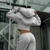 Sculpted Fit Midriff Hoodie - Stylish and Comfortable Gym Hoodie for Women