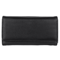 Julia Buxton Women's Bianca Wallet Vegan Leather, Black EasyOptionXY LLC