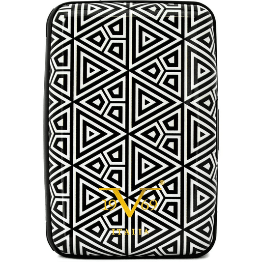 19V69 Italia Geo Triangles RFID Blocking Wallet - Prevent Identity Theft EasyOptionXY LLC