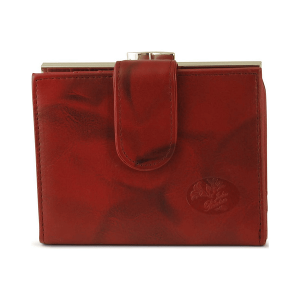 Julia Buxton Women's Heiress Double Cardex Leather, Red EasyOptionXY LLC