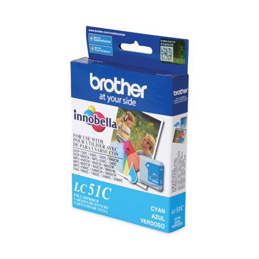 Brother LC51BK, LC51C, LC51HYBK, LC51M, LC51Y Ink
