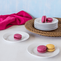 Better Homes & Gardens Porcelain Round Appetizer Plates, White, Set of 8 EasyOptionXY LLC