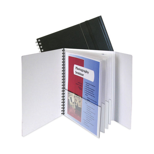 C-Line® Eight-Pocket Portfolio with Security Flap
