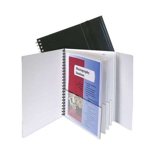 C-Line® Eight-Pocket Portfolio with Security Flap