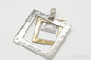 Designer RLM Studio Robert Lee Morris Brass Sterling Silver Pendant