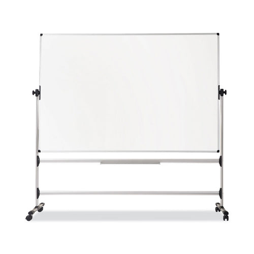 MasterVision® Earth Silver Easy Clean Mobile Revolver Dry Erase Boards