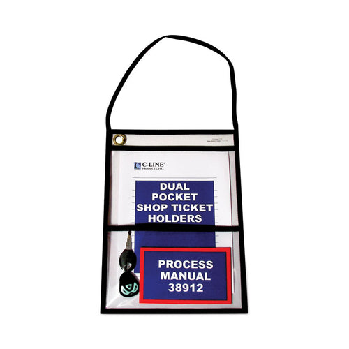 C-Line® Stitched Shop Ticket Holders with Hanging Strap