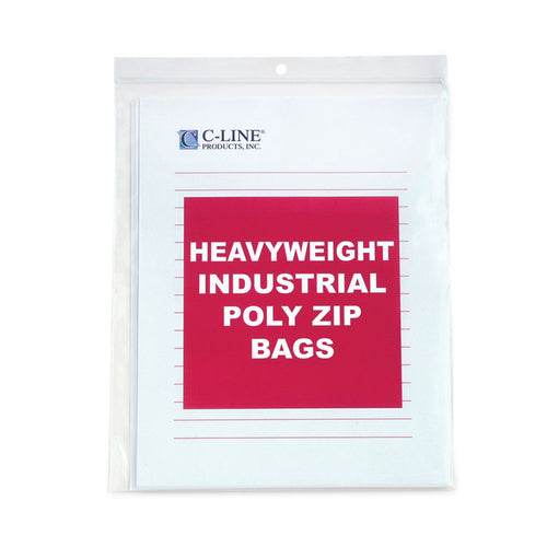 C-Line® Heavyweight Industrial Poly Zip Bags