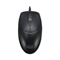 Adesso Three-Button Desktop Optical Scroll USB Mouse