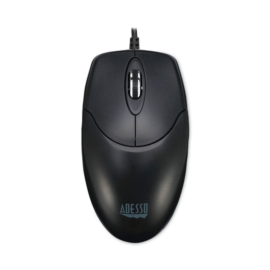 Adesso Three-Button Desktop Optical Scroll USB Mouse