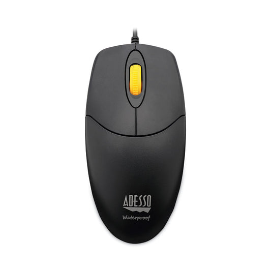 Adesso iMouse® W3 Waterproof Antimicrobial Mouse with Magnetic Scroll Wheel
