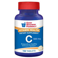 21st Century GNP Vitamin C 500mg Supplement 100 / 500 Tablets