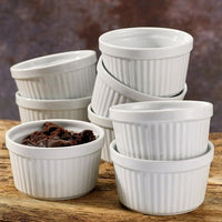 Better Homes & Gardens 8 Piece White Porcelain Ramekin Set EasyOptionXY LLC