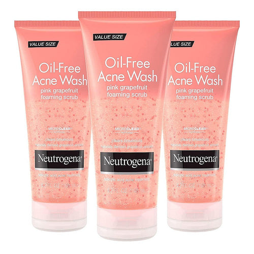Neutrogena® Oil-Free Pink Grapefruit Acne Treatment Face Wash - 2% Salicylic Acid + Vitamin C - 6.7 fl oz