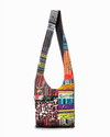 Kathmandu Collection Tribal Stripe Patchwork Hobo Bag Jupiter Gear