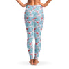 Flamingo Blue Floral Leggings