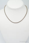 Designer Michael Dawkins 14K Gold Granulated Sterling Silver Necklace