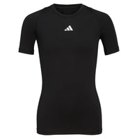 adidas Boys Moisture Wicking Techfit Compression Shirt Short Sleeve